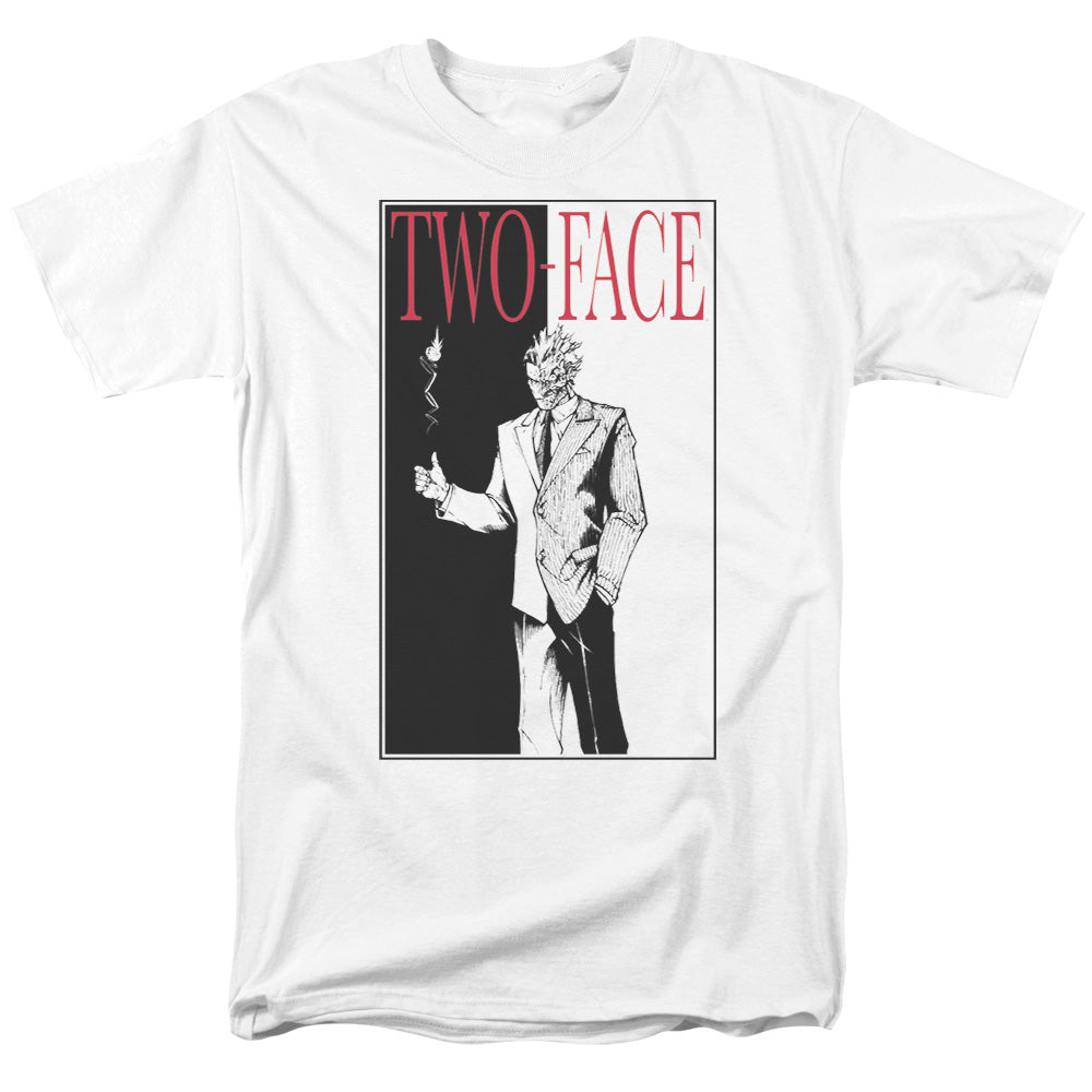 Two-Face™ Shirt - Officially Licensed - DC Comics Villain - Vintage Batman Shirt - Adult Unisex Short Sleeve T-Shirt