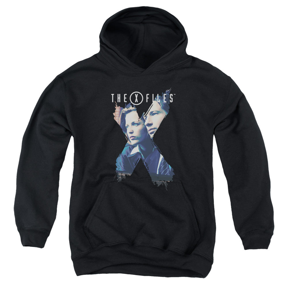 The X-Files™ - Youth Kid's Hoodie (Ages 7+) - Pull Over Youth Hoodie - X Agents - Officially Licensed