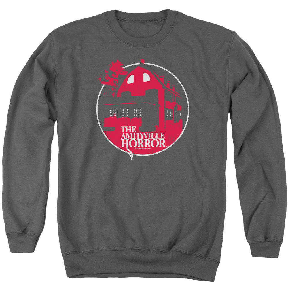 Amityville Horror - Red House Adult Crewneck Sweatshirt - Forces Of Mankind