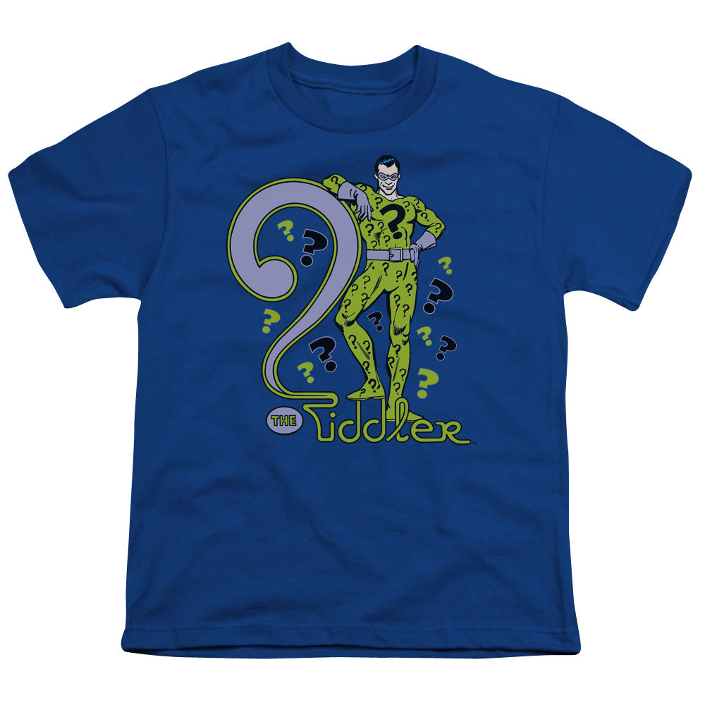 The Riddler - Youth Kids T-Shirt (Ages 7+) - Short Sleeve Youth T Shirt - Officially Licensed - S M L XL
