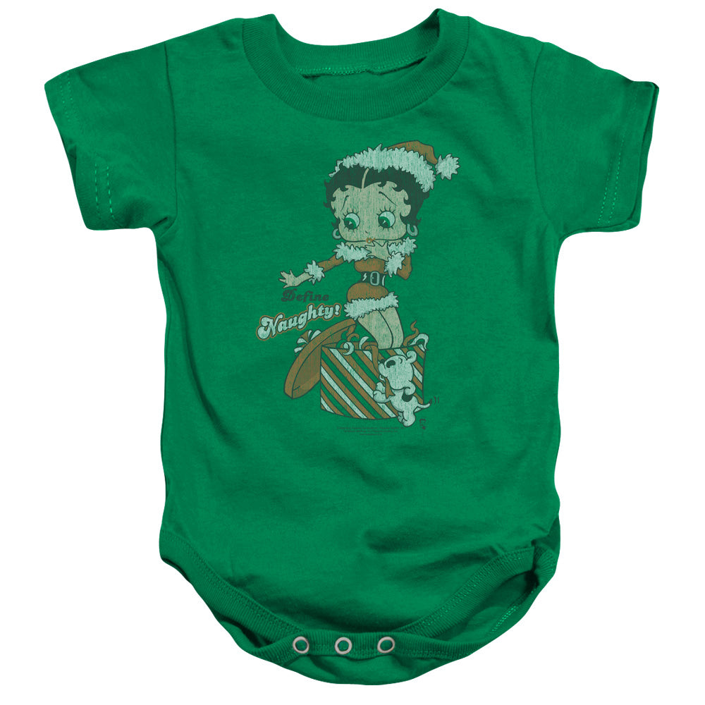 Betty Boop - Baby Onesie - Officially Licensed - Define Naughty - Infant Snapsuit, Baby Bodysuit, Baby Clothes, Baby Boy Girl Gift