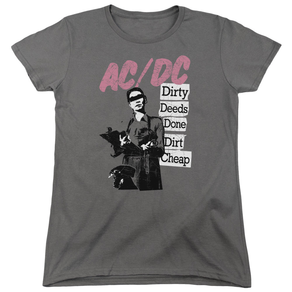 Acdc - Dirty Deeds Short Sleeve Women's Tee - Forces Of Mankind