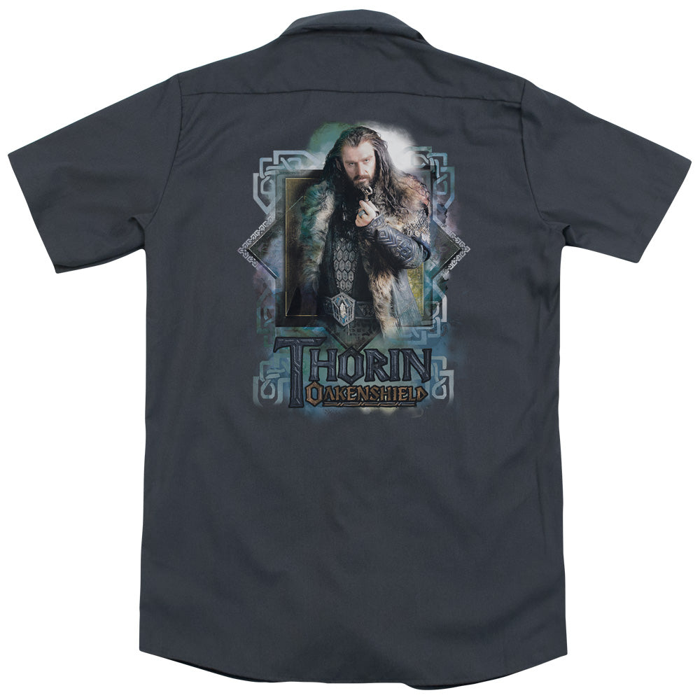 The Hobbit - Thorin Oakenshield - Adult Short Sleeve Work Shirt - Dickies Brand