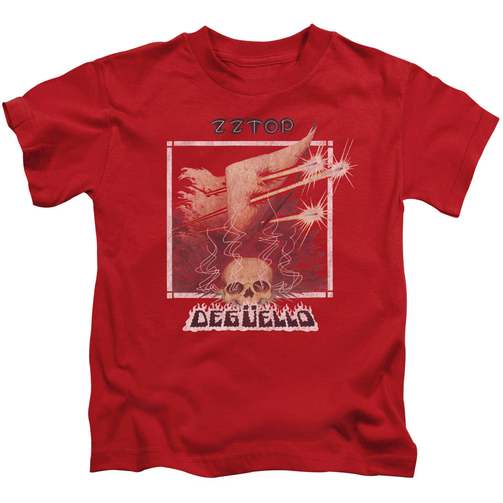 Zz Top™ - Kids Shirt (ages 4-7) - Deguello Cover - Juvenile Short Sleeve Kids T-Shirt - Size 4 5 6 7
