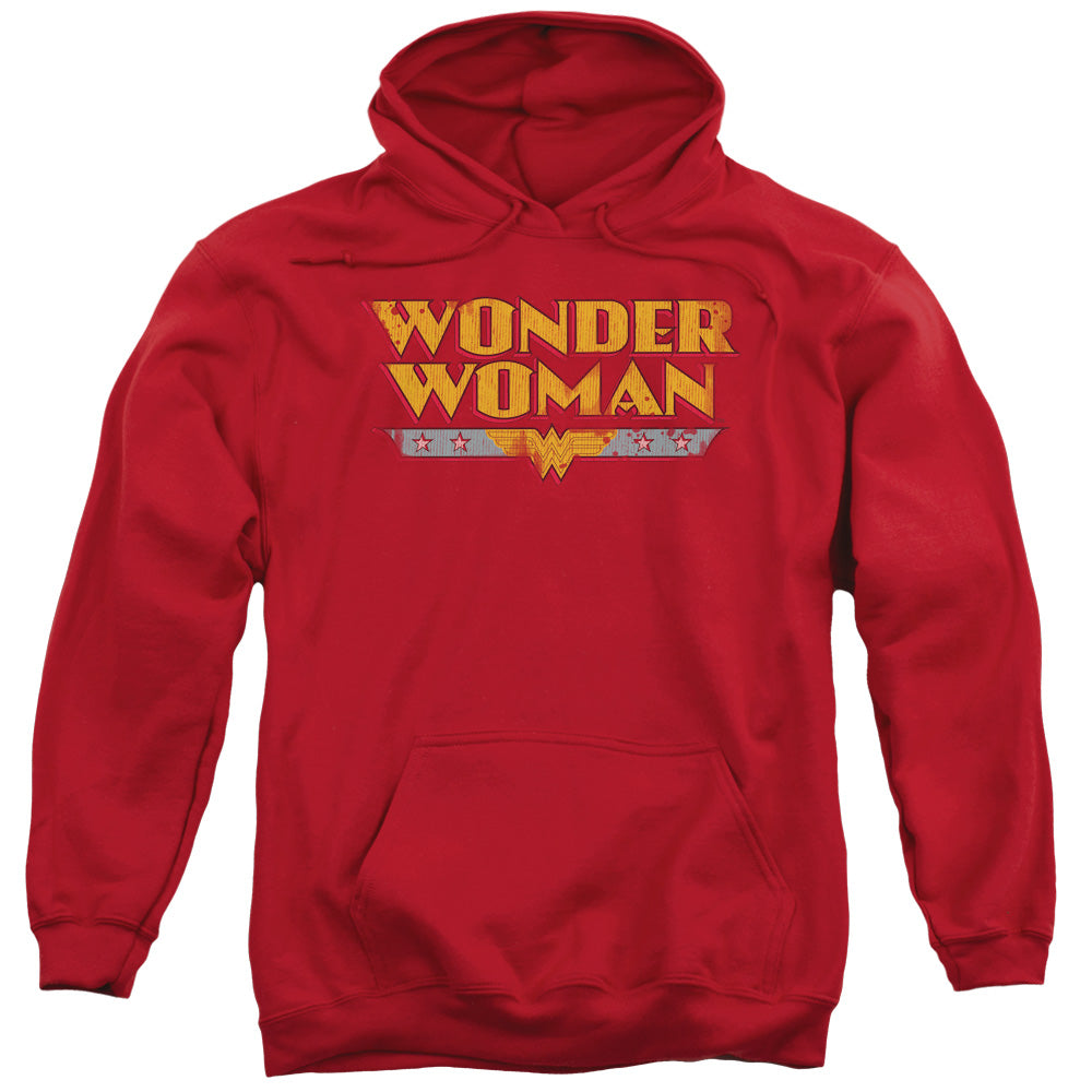 Wonder Woman™ Hoodie - Officially Licensed - Logo - Adult Pull Over Hoodie Unisex
