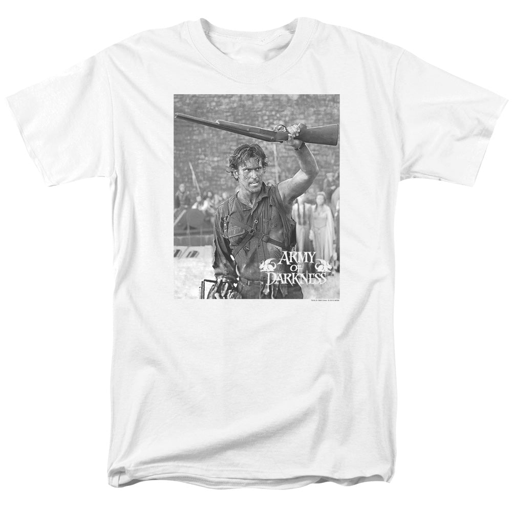 Army Of Darkness™ Movie Shirt - Officially Licensed - Adult Unisex Short Sleeve T-Shirt - Boom