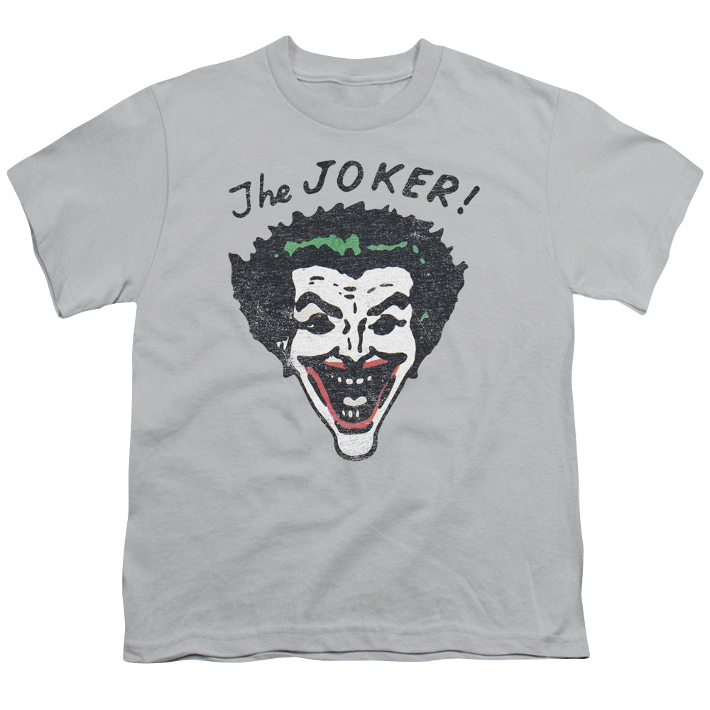 Batman - Youth Kids T-Shirt (Ages 7+) - Short Sleeve Youth T Shirt - Retro Joker - Officially Licensed - S M L XL