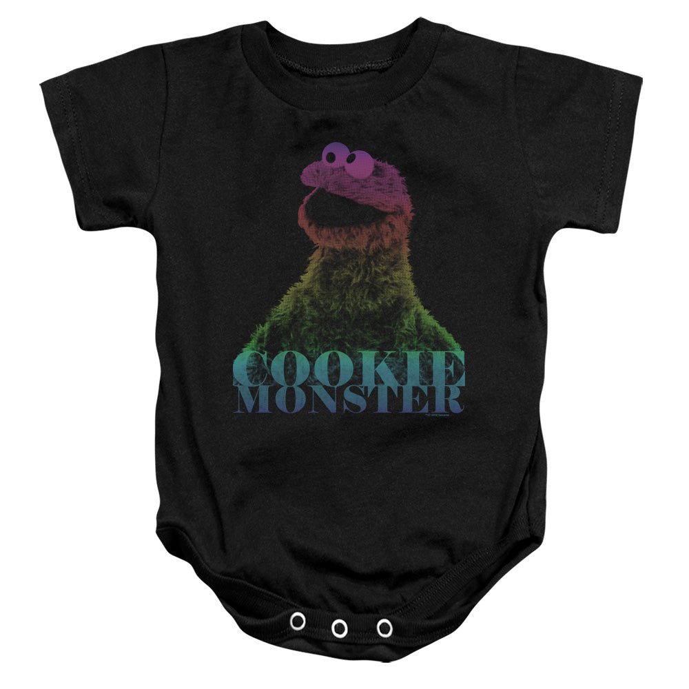 Sesame Street™ - Cm Halftone - Infant Snapsuit - Baby Onesie - Baby Shower Gift - Rock Baby - Punk Baby - Bodysuit - Officially Licensed