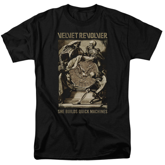 Velvet Revolver™ - Adult Unisex T-Shirt - Short Sleeve T-Shirt Tee - Quick Machines - Officially Licensed - Size S M L XL 2X 3X 4X 5X