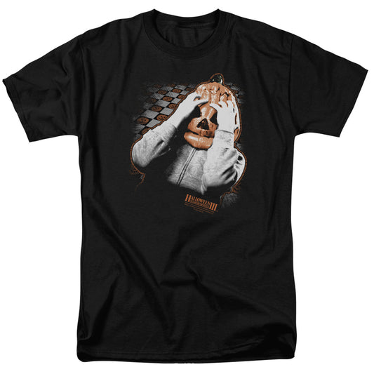Halloween III Shirt - Pumpkin Mask - Halloween 3 - Adult Unisex Short Sleeve T-Shirt - Officially Licensed