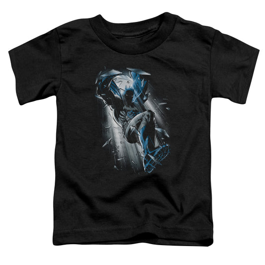 Batman - Bat Crash Short Sleeve Toddler Tee - Forces Of Mankind