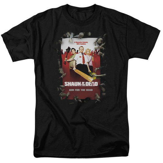 Shaun Of The Dead™ Shirt - Poster - Officially Licensed - Adult Unisex Short Sleeve T-Shirt