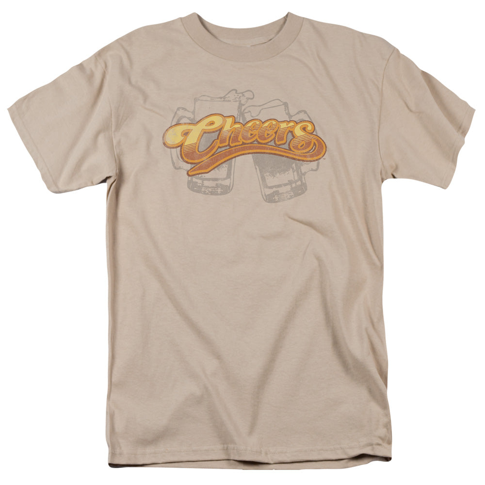 Cheers™ TV Show Shirt - Officially Licensed - Beer Mugs - Adult Unisex Short Sleeve T-Shirt