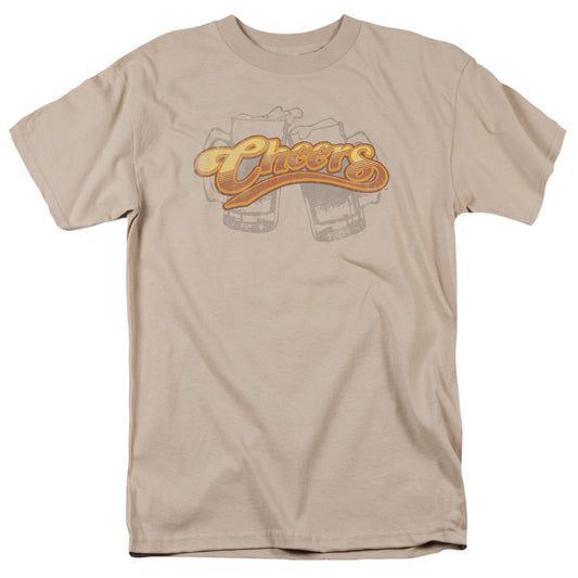 Cheers™ TV Show Shirt - Officially Licensed - Beer Mugs - Adult Unisex Short Sleeve T-Shirt