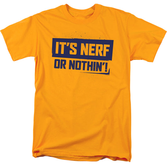 Nerf™ Shirt - Officially Licensed - Nerf Or Nothing - Nerf Gun Game - Adult Unisex Short Sleeve T-Shirt