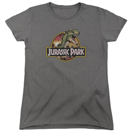 Jurassic Park - Retro Rex Short Sleeve Women's Tee - Forces Of Mankind
