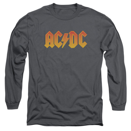 Acdc - Logo Long Sleeve Adult 18/1 - Forces Of Mankind