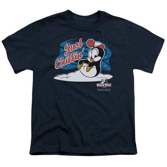 Chilly Willy - Youth Kids T-Shirt (Ages 7+) - Short Sleeve Youth T Shirt - Just Chillin - Officially Licensed - S M L XL