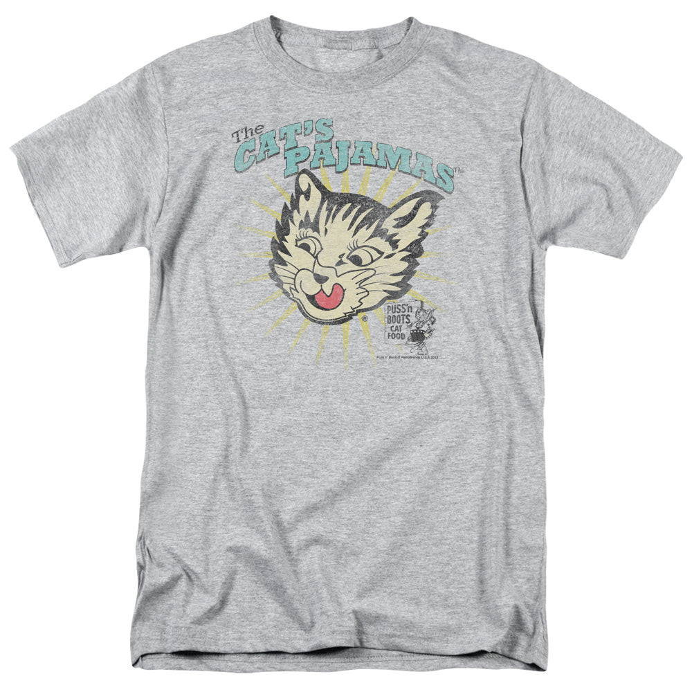 Puss N Boots - Cats Pajamas - Unisex Adult Short Sleeve T-Shirt