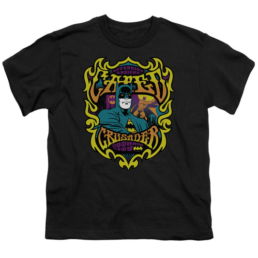 Batman - Youth Kids T-Shirt (Ages 7+) - Short Sleeve Youth T Shirt - Appearing Tonight - DC Comics Vintage - Officially Licensed - S M L XL