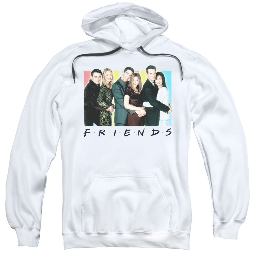 Friends - Cast Logo Adult Pull Over Hoodie - Forces Of Mankind