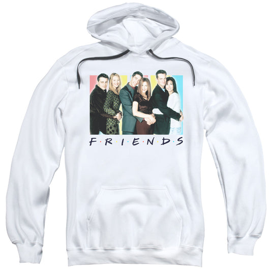 Friends - Cast Logo Adult Pull Over Hoodie - Forces Of Mankind