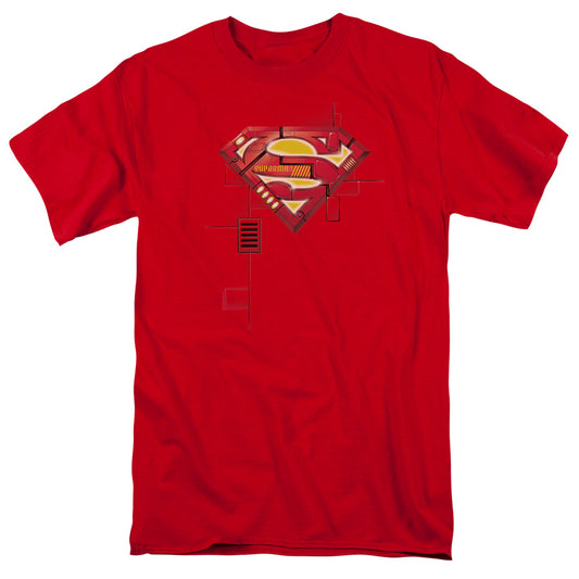 Superman™ Shirt - Officially Licensed - DC Comics - Super Mech Shield - Adult Unisex Short Sleeve T-Shirt