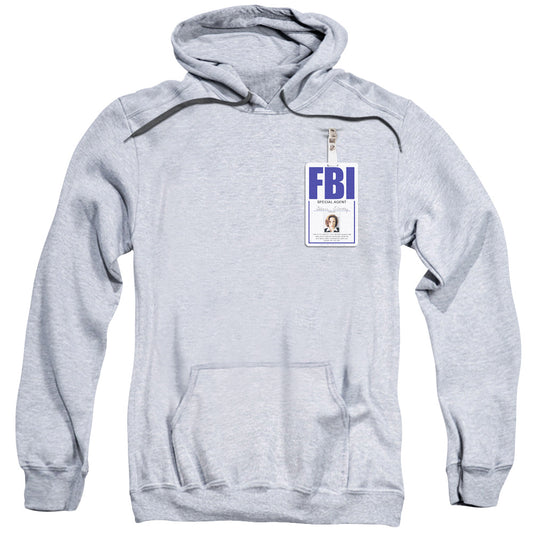 The X-Files - Adult Unisex Hoodie - Pull Over Hoodie - Scully Badge - Officially Licensed