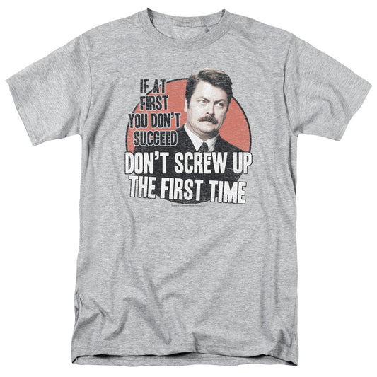 Parks And Recreation™ Shirt Officially Licensed - Parks And Rec - Parks N Rec - Don't Screw Up - Adult Unisex Short Sleeve T-Shirt