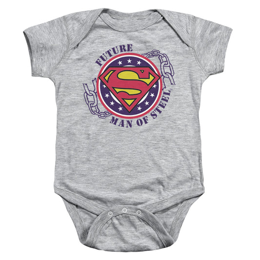 Superman - Future Man Of Steel - Infant Snapsuit - Baby Onesie - Baby Shower Gift - Rock Baby - Punk Baby - Bodysuit - Officially Licensed