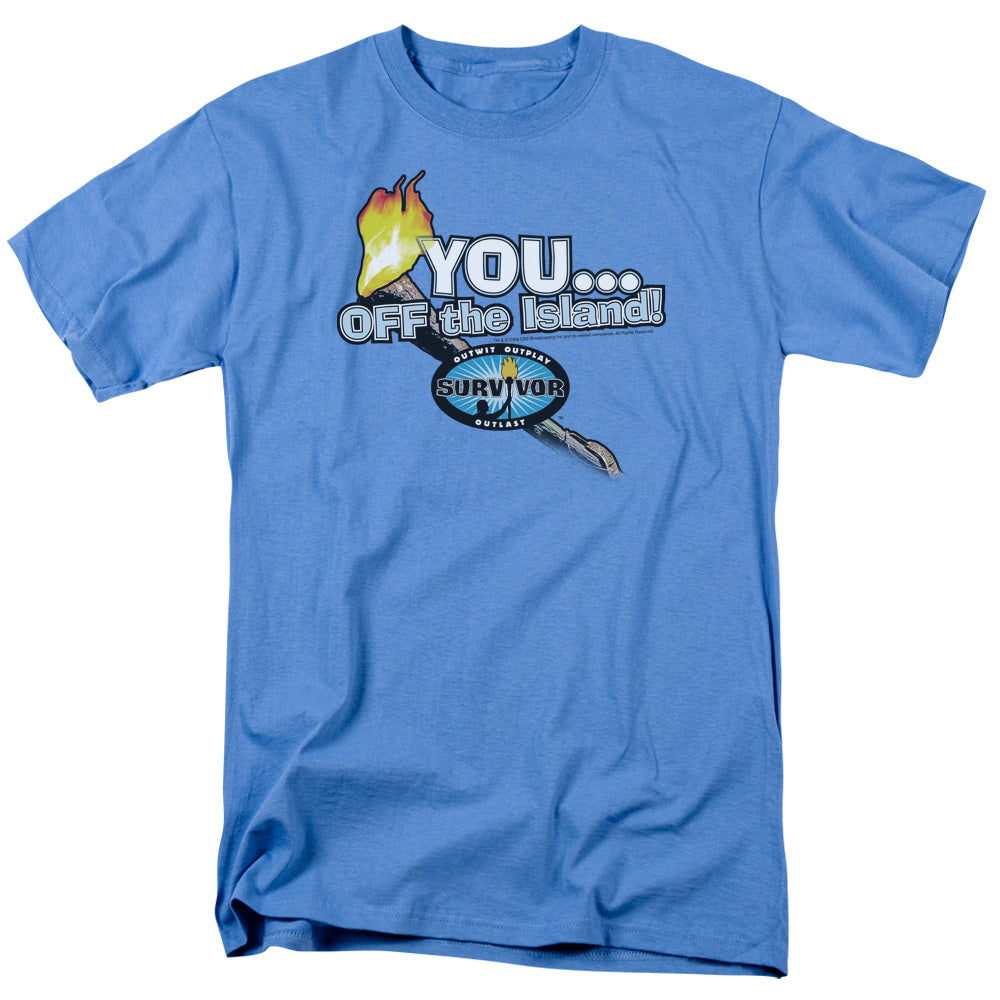 Survivor™ TV Show Shirt - Officially Licensed - You Off The Island - Unisex Adult Short Sleeve T-Shirt