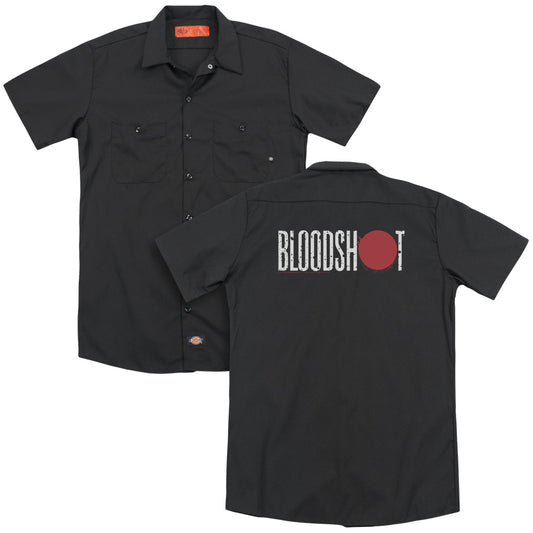 Bloodshot - Logo - Adult Short Sleeve Work Shirt - Dickies Brand