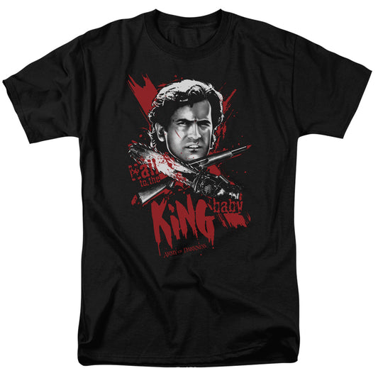 Army Of Darkness™ Movie Shirt - Officially Licensed - Adult Unisex Short Sleeve T-Shirt - Hail To The King