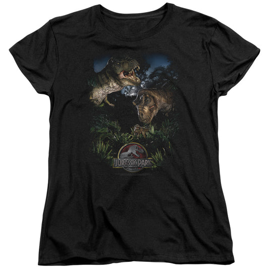Jurassic Park - Happy Family Short Sleeve Women's Tee - Forces Of Mankind