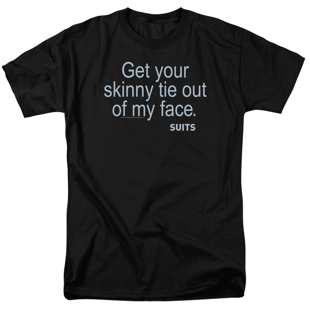 Suits™ TV Show Shirt - Officially Licensed - Skinny Tie - Adult Unisex Short Sleeve T-Shirt