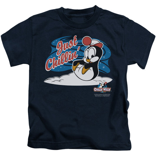 Chilly Willy™ - Kids T-Shirt (Ages 4-7) - Just Chillin - Officially Licensed - Short Sleeve Juvenile Kids T Shirt - Size 4 5 6 7