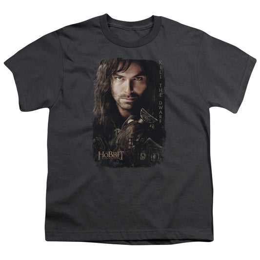Hobbit™ - Youth Kids T-Shirt (Ages 7+) - Short Sleeve Youth T Shirt - Kili Poster - Officially Licensed - S M L XL
