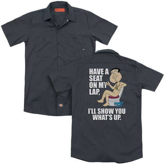 Family Guy - Whats Up - Adult Short Sleeve Work Shirt - Dickies Brand