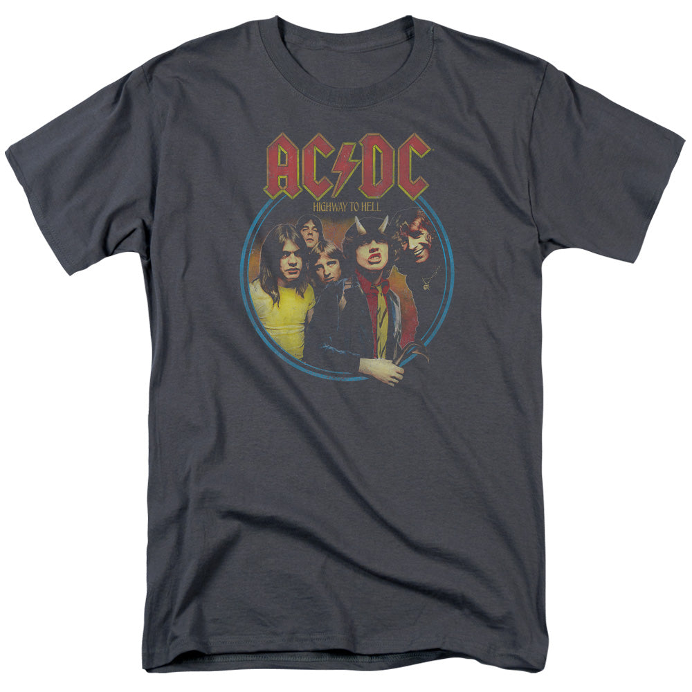 Acdc - Highway To Hell Short Sleeve Adult 18/1 - Forces Of Mankind