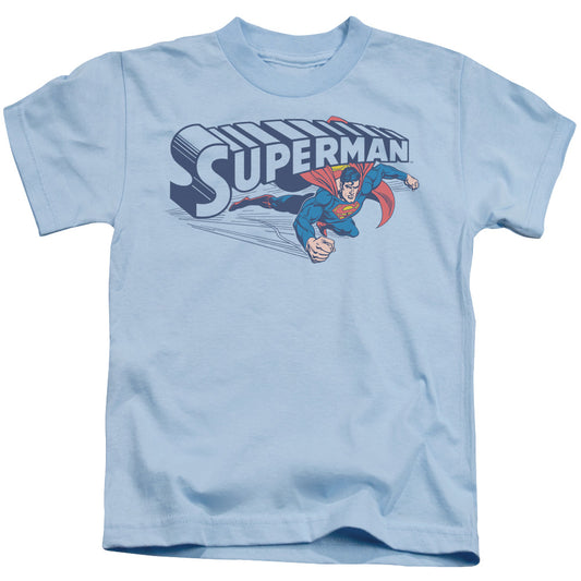 Superman™ - Juvenile Kids T-Shirt (Ages 4-7) - Juvenile T Shirt - Under Logo - Officially Licensed - Size 4 5 6 7