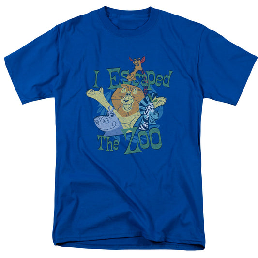 Madagascar Shirt - Adult Unisex T-Shirt - Short Sleeve T-Shirt Tee - Escaped - Officially Licensed