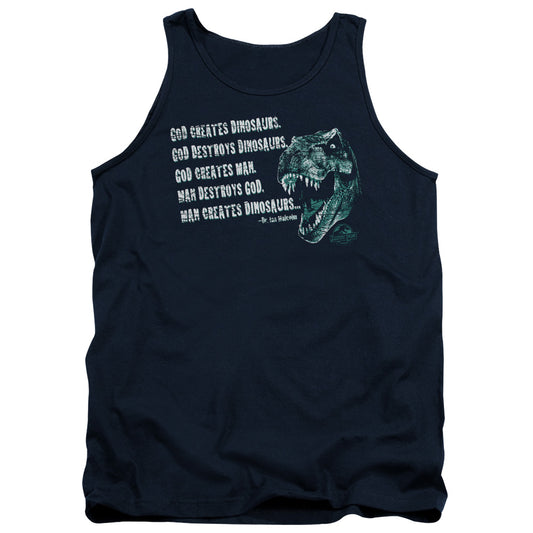 Jurassic Park - God Creates Dinosaurs Adult Tank - Forces Of Mankind