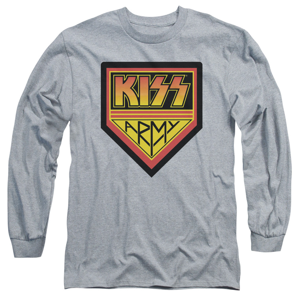 KISS™ Long Sleeve Shirt - Army Logo - Officially Licensed - Adult Unisex Long Sleeve T-Shirt