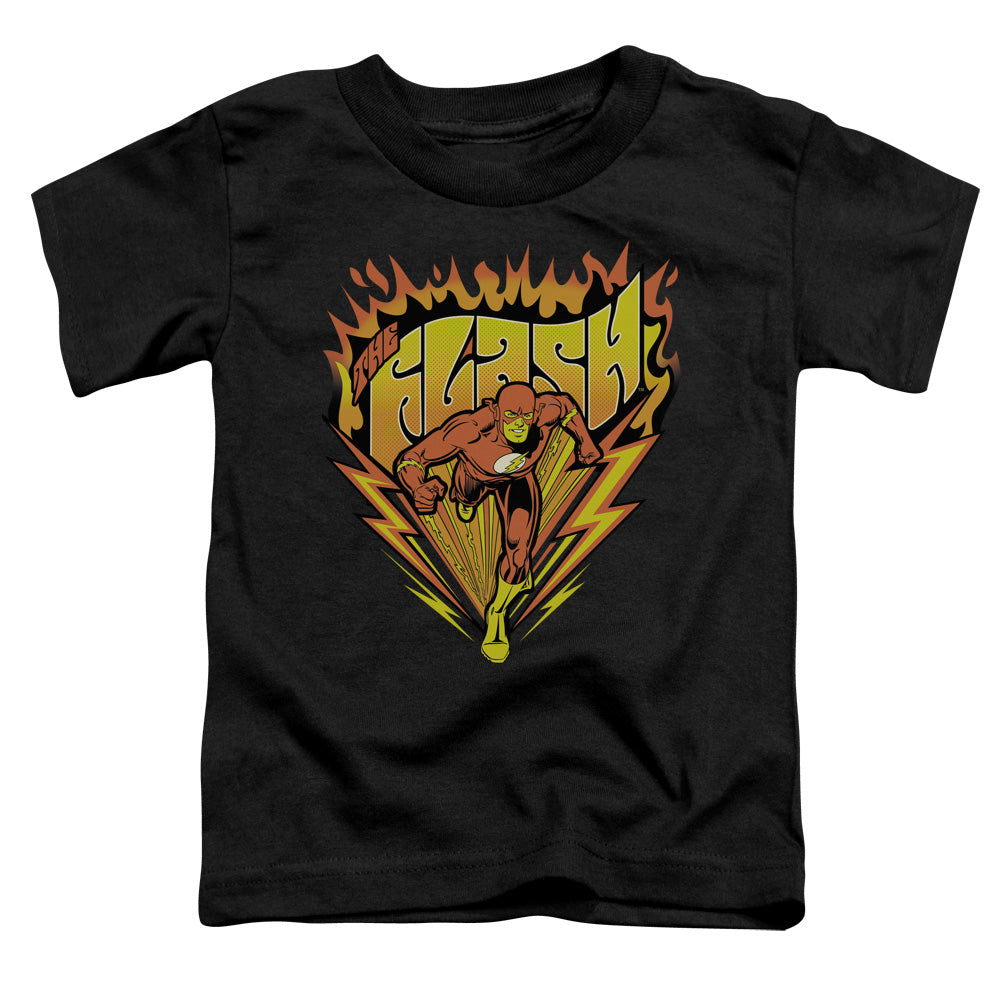 The Flash™ - Toddler Kids T-Shirt (Ages 2-4) - Short Sleeve Toddler Tee - Blazing Speed - Vintage - Officially Licensed - 2T 3T 4T