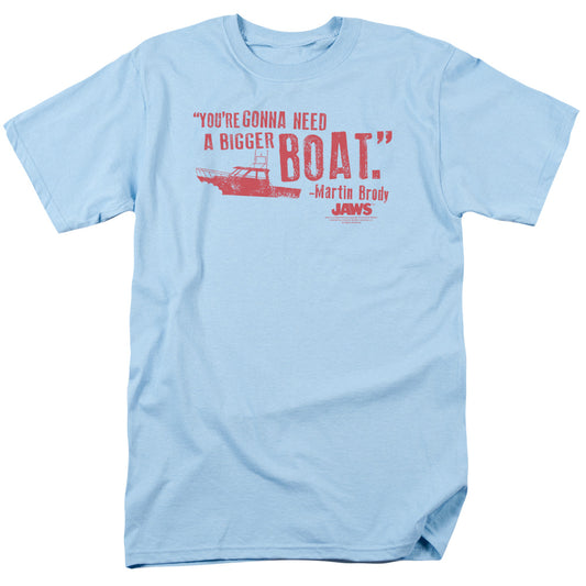 Jaws™ Movie Shirt - Officially Licensed - Adult Unisex, Men, Women Short Sleeve T-Shirt- Bigger Boat