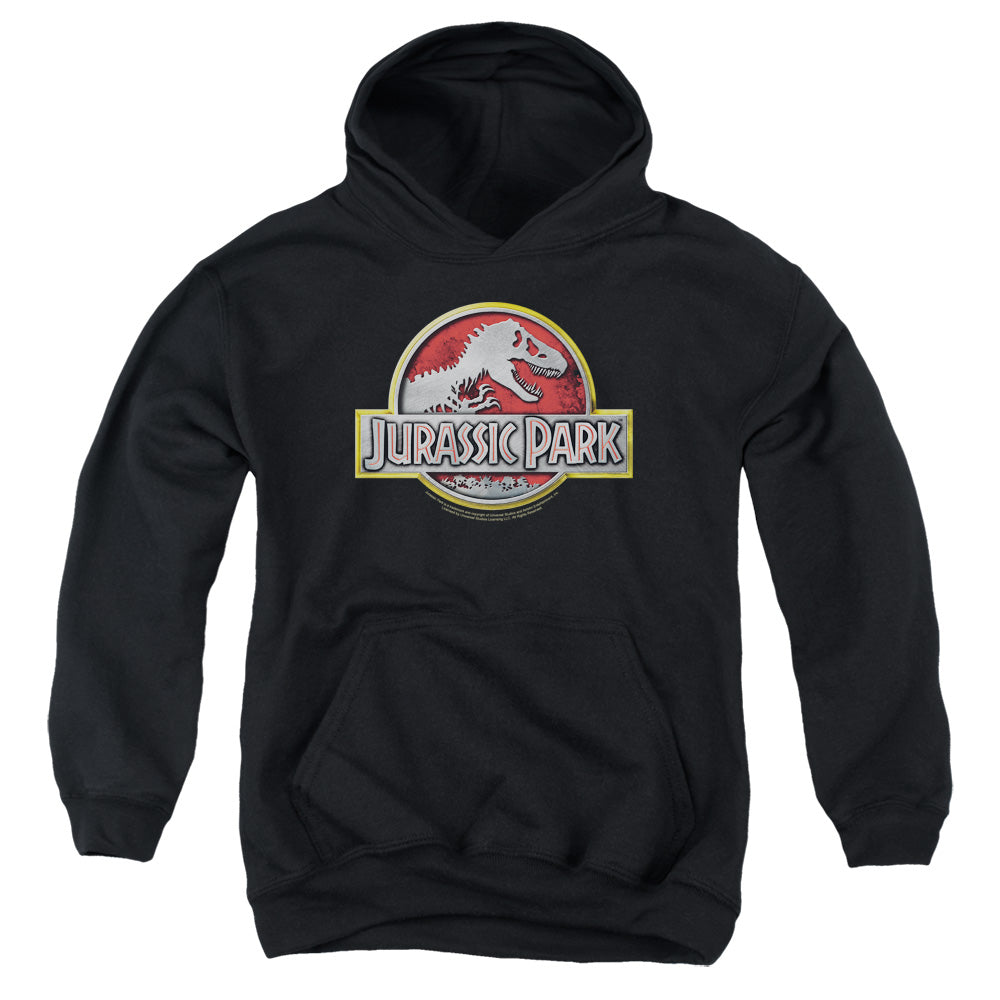 Jurassic Park - Logo Youth Pull Over Hoodie - Forces Of Mankind