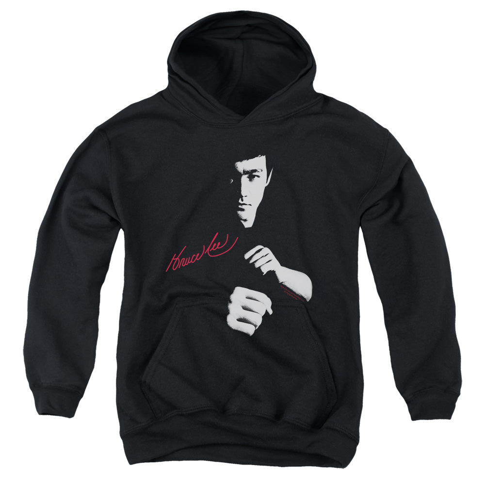 Bruce Lee™ - Youth Kids Hoodie (Ages 7+) - Officially Licensed - The Dragon Awaits - Youth Pull Over Hoodie