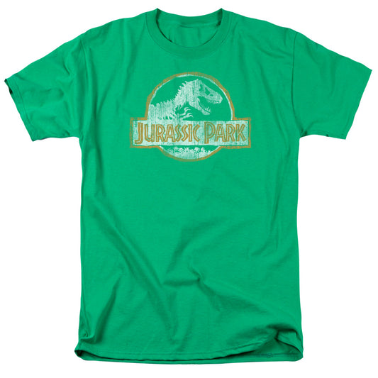 Jurassic Park™ Shirt Vintage - Officially Licensed - Jp Orange - Adult Unisex Short Sleeve T-Shirt