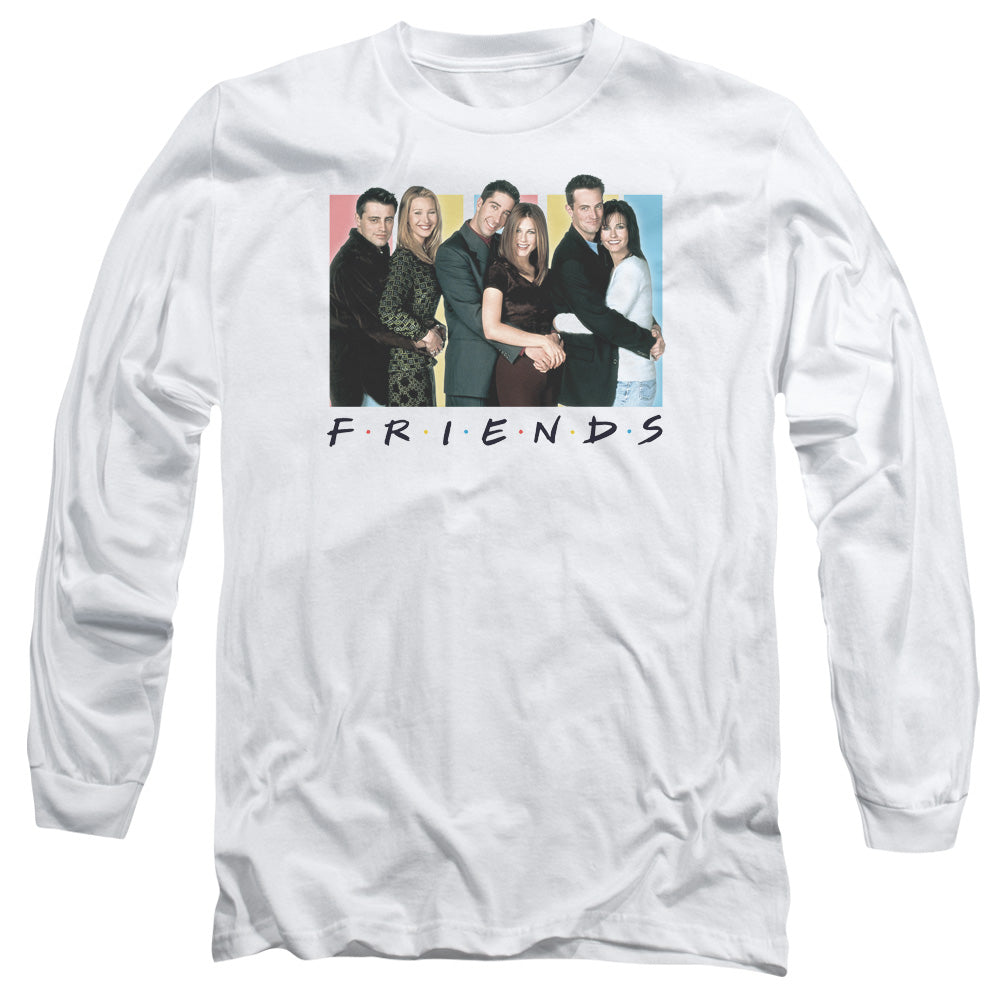 Friends - Cast Logo Long Sleeve Adult 18/1 - Forces Of Mankind
