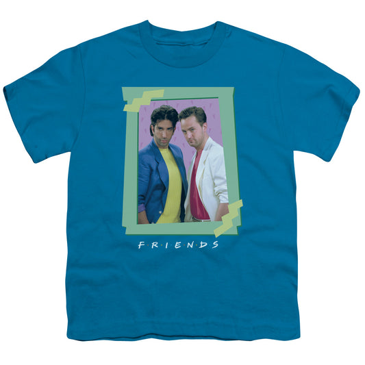 Friends - 80 S - Youth Kids T-Shirt (Ages 7+) - Flashback, Lightning - Short Sleeve Youth T Shirt - Officially Licensed - S M L XL